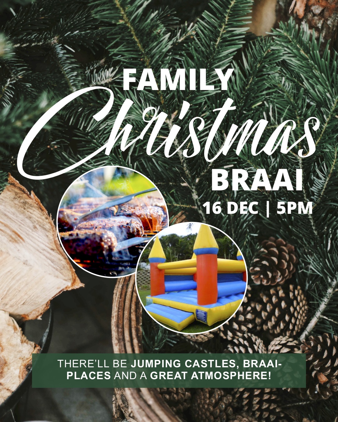 Family Christmas Braai 16 Dec 5pm Word of Faith Christian Centre